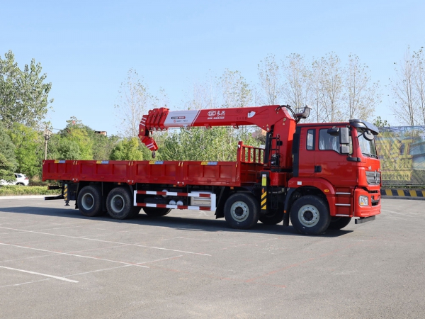 陜汽德龍新M300014噸直臂隨車吊