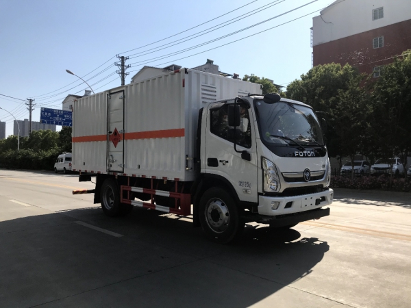 福田奧鈴黃牌易燃?xì)怏w廂式