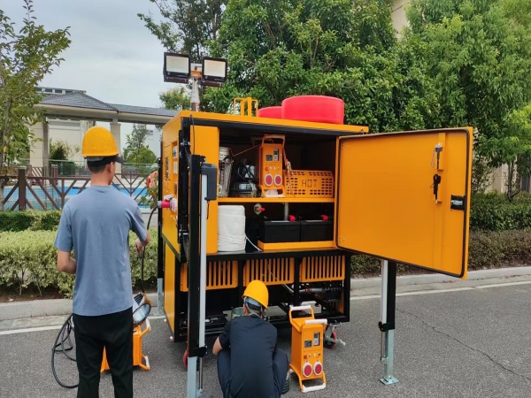 自卸式排水方艙600方